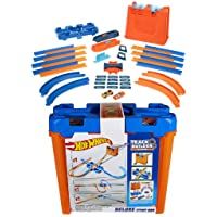 Hot Wheels - Track Buider Caja de Acrobacias Deluxe- Accesorios para Pistas de Coches de Juguete (Mattel GGP93) - color…